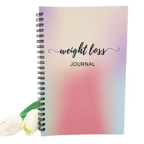 12 Month Weight Loss Plan Book Goal Setting Wellness Planner Monthly Planner Progressive Monthly Mea