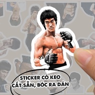 50 stickers Bruce Lee Legend of martial arts Bruce Lee without duplicate images