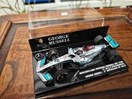Mini Cut MINICHAMPS 1/43 2022 Australia Mercedes AMG W13 Russell