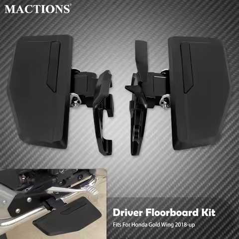 Motorcycle Driver Floorbord Foot Control Footrest Rider Footpegs For Honda Gold Wing GL1800 GL1800B 