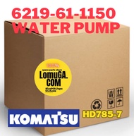 6219-61-1150 WATER PUMP 6219611150 KOMATSU HD785-7