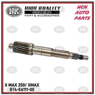 REAR PULLEY SHAFT - YAMAHA - X MAX 250/ XMAX - P/NO. B74-E6111-00 (NK)
