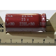 ELNA Capacitor 25V 2200uF