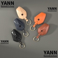 YANN Motorcycle Key Cover​, Retro Genuine Leather ​Leather Key ​, ​Magnetic Closure​ Durable Anti-Sc