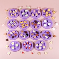 acuan donut Mould Mould Mould Mini Food Play Chocolate Cake Donat Diy Fondant Epoxy Silicone Acuan