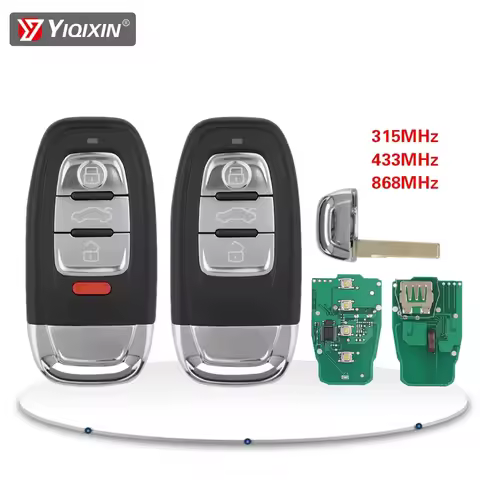 315/433/868MHZ Smart Remote Car Key For Audi A4 Q5 A5 A4L A6 C7 A6L A7 A8 B8 RS4 RS5 S4 S5 Q3 8K0959