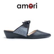 Amori Ladies Mules Shoes R0222020 Kasut Kulit Perempuan