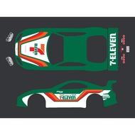 [WHITE TONER] Decal Hotwheels Supra MK-4 7-ELEVEN