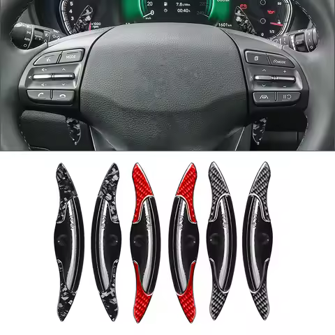 Steering Wheel Shifter Paddle Shift Extension For Hyundai I30N Veloster N KONA N Elantra N