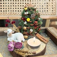 【雪松松果聖誕樹】聖誕微光‧燭台