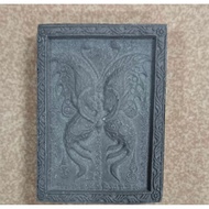 Thai Amulet Kruba Krissana Blk A (BE 2549) Butterfly Amulet With Engraved Yants Mix With Kruba Old A