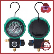 (เครื่องมือช่างแอร์) เกจ์วัดน้ำยา แอร์ หัวเดี่ยว HONGSEN HS-M480AL พร้อมสาย 36 นิ้ว R410A R22 R134A 