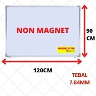 WHITEBOARD NON-MAGNETIC HANGING WHITE BOARD 120X90