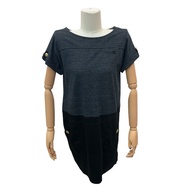 Burberry 巴寶莉 拼接黑灰連身裙 藍標 中古 二手 vintage