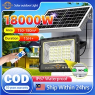 OMOS solar light outdoor lighting 18000W Lampu Solar Hiroshima Solar Spotlight IP67 Waterproof solar