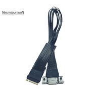 For M.2 to Oculink 4i Extension Cable Desktop M2 Mkey NVME to SFF8611 Adapter Cord PCIe 4.0 X4 Gen4 