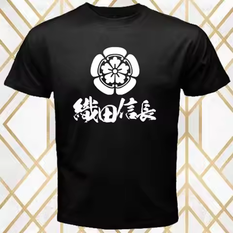 Japan Shogun Daimyo Oda Nobunaga Men's Black Size S 3XL T shirt
