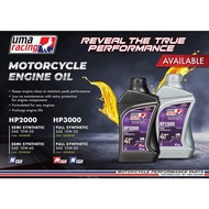 UMA RACING LUBRICANT SEMI SYNTHETIC FULLY SYNTHETIC 10W40 10W30 MINYAK HITAM UMA RACING UMA ENJINE O