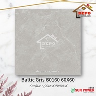 Sun Power Baltic Gris 60160 60x60 Kw1 Keramik Lantai Kilap Marble