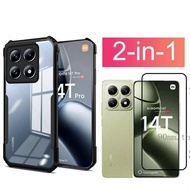 Color Edge Case Clear Back For Xiamo Mi14T Mi14Tpro Mi13T Mi13Tpro Mi11T Shockproof Mi14T Mi13T Mi11