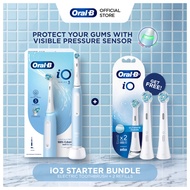 [iO3 Starter Bundle] Oral-B iO3 Toothbrush Handle + (2) Refill Heads