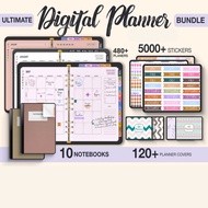 UNDATED PLANNER Digital Planner, Goodnotes Planner, Daily Digital Planner, iPad Planner, Notability 