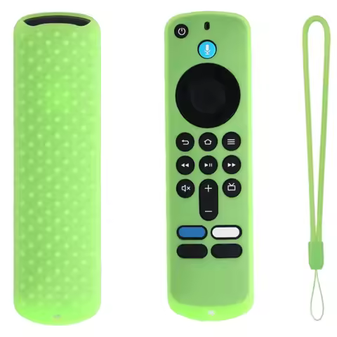 Silicone Protective Case with Lanyard Shockproof Remote Controller Cover Protector for Amazon 2025 F