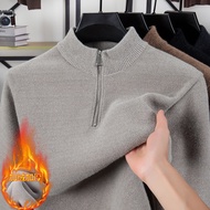 turtleneck sweater sweater turtleneck zipper 600g Fleece Lining Style Ferret Fleece Sweater Half Tur