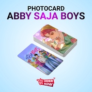 ABBY SAJA BOYS PREMIUM PHOTOCARD 1 PACK LIMITED EDITION