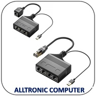 RJ45 Cable Adapter to 4 Female RJ45 Ethernet Splitter