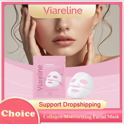Collagen Moisturizing Facial Mask Firming Glow Soothing Dry Skin Repair Softening Brightening Stabil