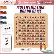 99 Multiplication Table Math Toys Wooden Montessori Educational Arithmetic Board Teaching Aids