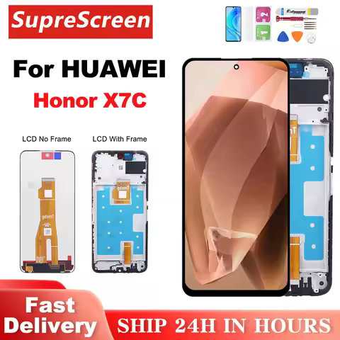 X7C Screen For Honor X7C ALT-LX2 LCD Display Touch Screen With Frame Digitizer Assembly Replacement 