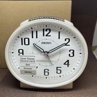 [TimeYourTime] Seiko Clock QHK059W Quiet Sweep Silent Movement Bell Alarm Light Alarm Clock QHK059