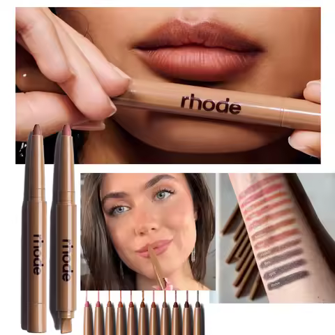 Rhode Skin Peptide Lip Shape Pen Lip Liner Long Lasting Lip Tint Pencil Pen Makeup Lipstick Powder B