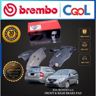 KIA RONDO 2.0 FRONT OR REAR BRAKE PAD BREMBO