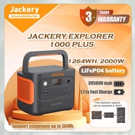 Jackery Explorer 1000 Plus Portable Power Station 1264Wh/2000W Lifepo4 battery 220V Outdoor Solar Ge