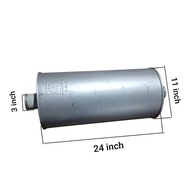 3" x 11" x 24 " tabung lori, 3 inch inlet lorry , truck tractor exhaust muffler