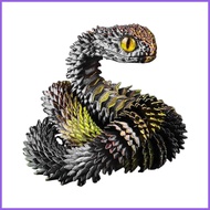 3D Snake Collectible Articulated Snake Model 3D Printed Toys Desktop Snake Collectibles Home Decor D