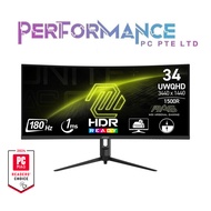 MSI MAG 342CQR E2 180hz 1Ms 1440p 32 INCH 1500R CURVED GAMING MONITOR (3 YEARS WARRANTY BY CORBELL)
