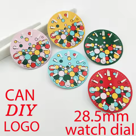 NH35 dial 29mm Color Balloon watch dial luminous dial fit NH35 NH36 ETA2836 2824 DG2813 3804 Miyota 