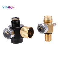 PCP Air Tank Cylinder Regulator Adjustable Pressure 0-2800Psi & HPA Tank Pin Valve 300Bar