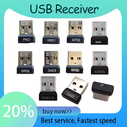 1 Pc New Original Mouse Usb Receiver For Logitech G304 GPW G900 G703 G913 G603 G502 G pro X Superlig