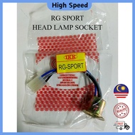 SUZUKI RG SPORT RGV 120 GSX 110 HEAD LAMP SOCKET HEAD LIGHT SOCKET SOKET LAMPU DEPAN 1PCS 100% BRAND IKK HIGH QUALITY