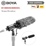 BOYA BY-BM6060 Super-cardioid Condenser Microphone 60Hz-20000Hz 3-pin XLR Frequency Support Battery 