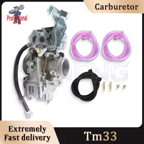 TM33 33mm Performance Racing Carburetor Modified Replacement Carb For 200cc 250cc Two Stroke Off Roa