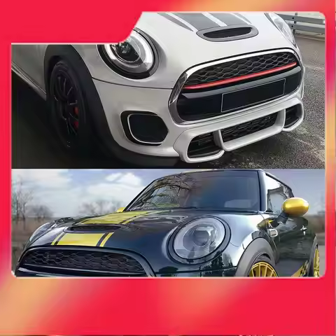 2PCS Headlight Trim Ring Decor ABS Car Accessories For 2014-2019 MINI Cooper S F55 F56 F57-M54K