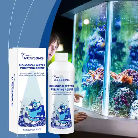 Fish Tank Water Conditioner Efficient Purifier & Algae Remover ish Tank Water Purifier Algae Remover