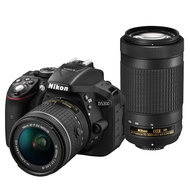 [USED in Japan] Nikon Digital SLR Camera D5300 AF-P Double Zoom Kit Black D5300WZ3