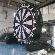 ღfree air ship to door,4m/5m//6m high inflatable football darts sport game,ball Darts For Entert 6T